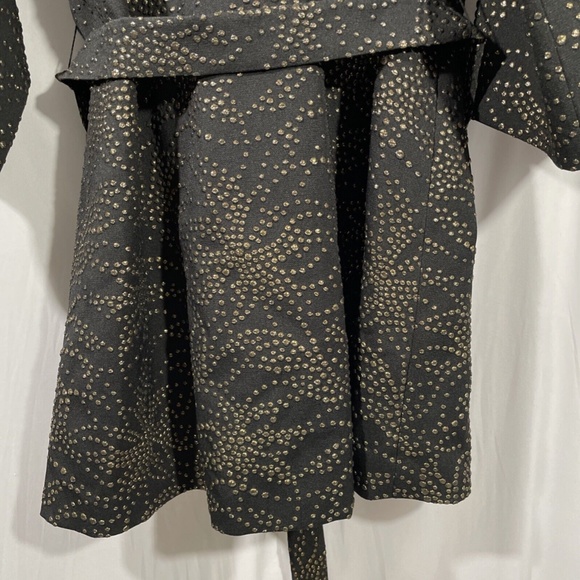 NEW $388 Tadashi Shoji [ XL ] Pollux‎ Droplet Oversized Jacquard Coat - Picture 16 of 16